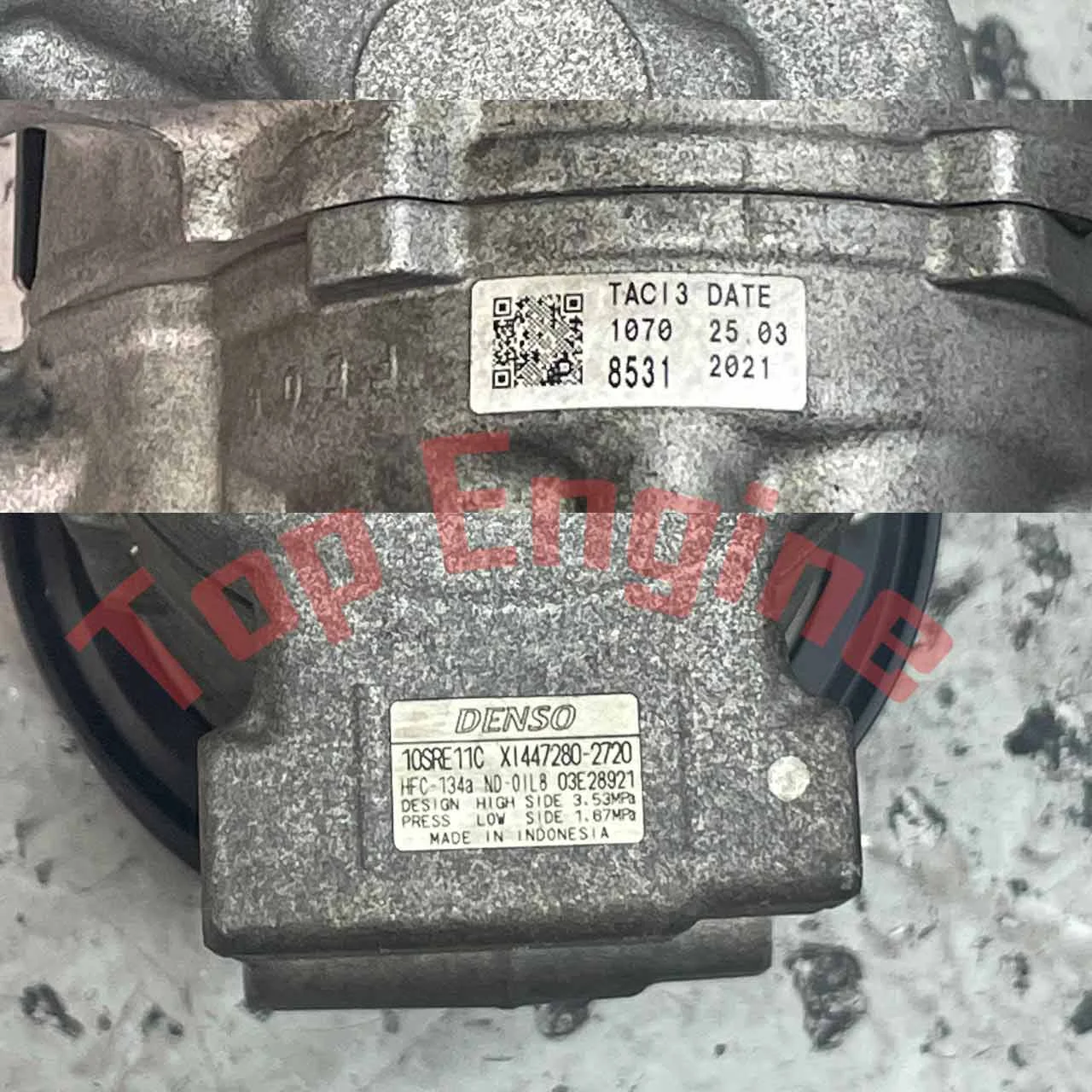 Toyota Hilux AC Compressor 88320-0K530 | 1GD-FTV / 2GD-FTV Engine | Genuine OEM Air Conditioning Pump UAE